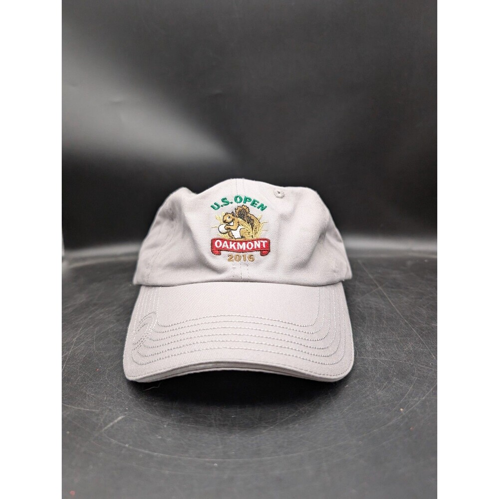 US Open 2016 Oakmont Tan USGA Member Golf Hat Baseball Cap Adjustable Preowned